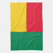 Patriotic Benin Flag Theedoek (Verticaal)