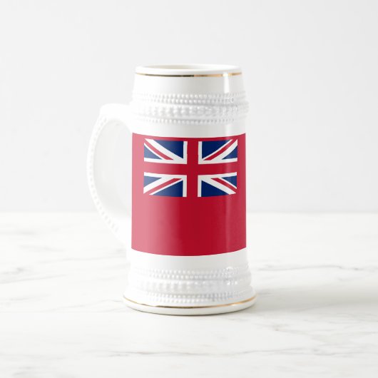 Patriotic Bermuda Flag Beer Stein Bierpul (Voorkant links)