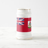 Patriotic Bermuda Flag Beer Stein Bierpul (Center)