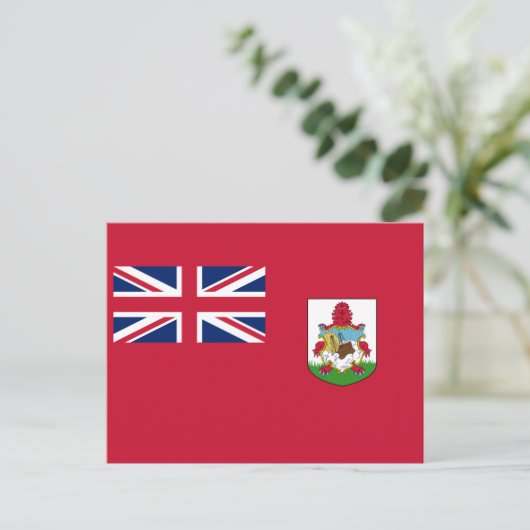 Patriotic Bermuda Flag Briefkaart (Staand voorkant)