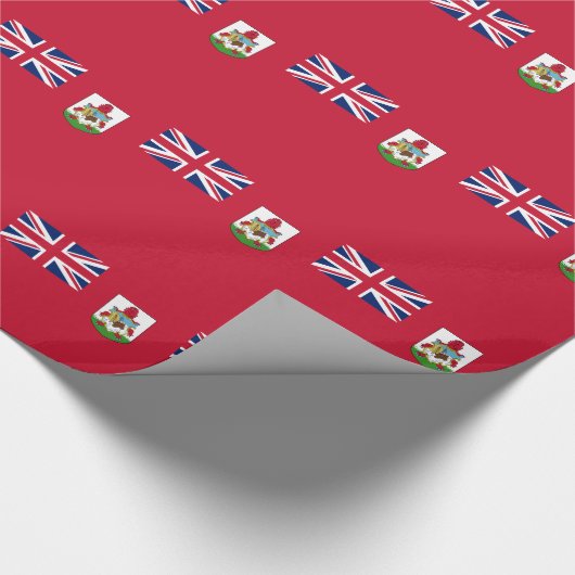 Patriotic Bermuda Flag Cadeaupapier (Hoek)