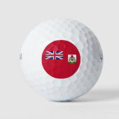 Patriotic Bermuda Flag Golfballen (Voorkant)