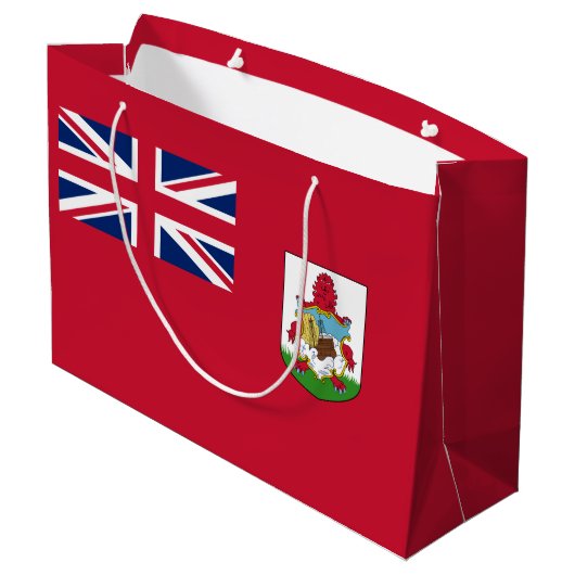Patriotic Bermuda Flag Groot Cadeauzakje (Achterkant Gekanteld)