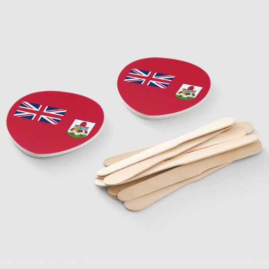 Patriotic Bermuda Flag Handwaaier (Niet-gemonteerd)