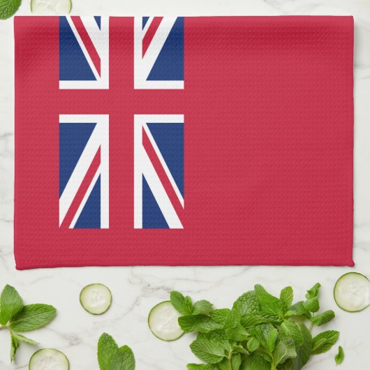 Patriotic Bermuda Flag Kitchen Towel Theedoek (Gevouwen)