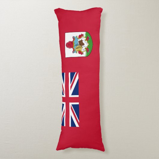 Patriotic Bermuda Flag Lichaamskussen (Voorkant Verticaal)