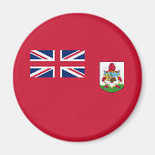 Patriotic Bermuda Flag Magneet (Voorkant)