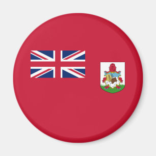Patriotic Bermuda Flag Magneet