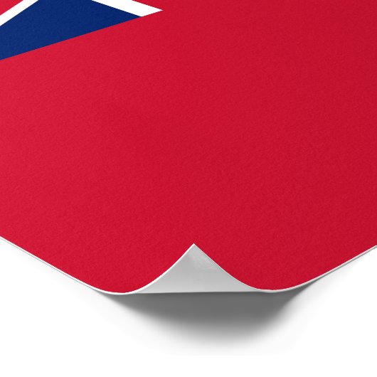 Patriotic Bermuda Flag Poster (Hoek)