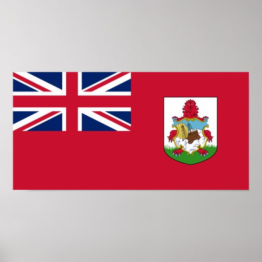 Patriotic Bermuda Flag Poster (Voorkant)