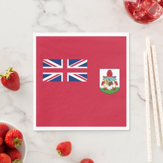 Patriotic Bermuda Flag Servet (Insitu)
