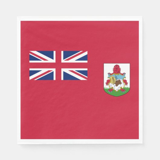 Patriotic Bermuda Flag Servet (Voorkant)