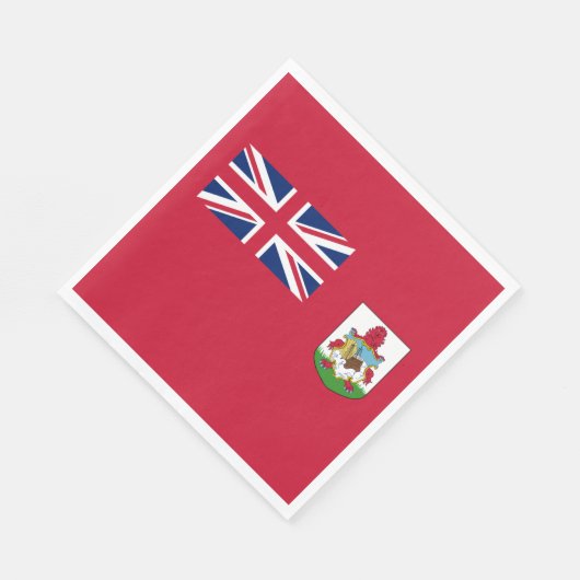 Patriotic Bermuda Flag Servet (Hoek)