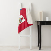 Patriotic Bermuda Flag Sherpa Deken (In situ)