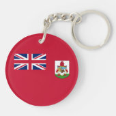 Patriotic Bermuda Flag Sleutelhanger (Achterkant)