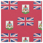 Patriotic Bermuda Flag Stof (Close Up)