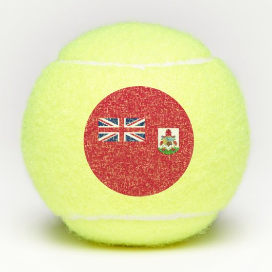 Patriotic Bermuda Flag Tennisballen (Voorkant)