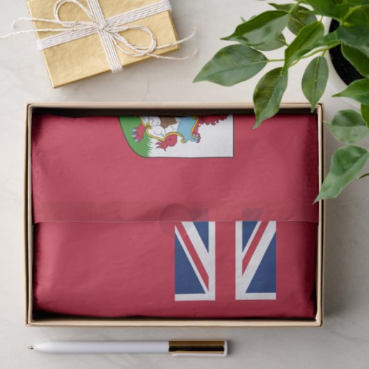 Patriotic Bermuda Flag Tissuepapier (Geschenk)