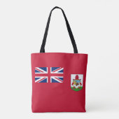 Patriotic Bermuda Flag Tote Bag (Achterkant)