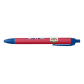 Patriotic Bermuda Flag Zwarte Inkt Pen (Bodem)