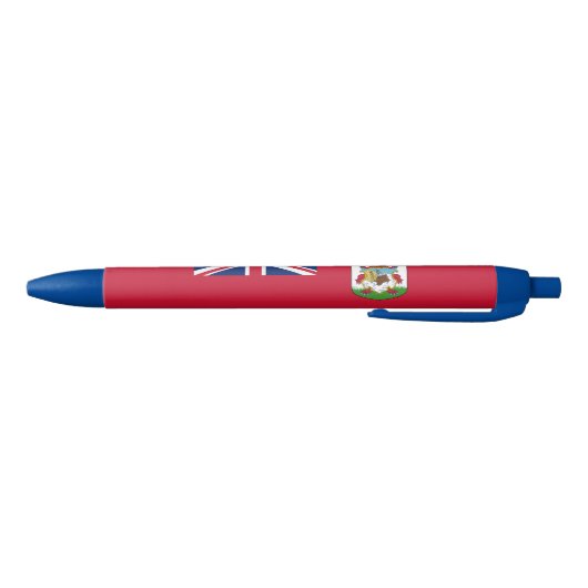 Patriotic Bermuda Flag Zwarte Inkt Pen (Bodem)