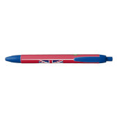 Patriotic Bermuda Flag Zwarte Inkt Pen (Achterkant)