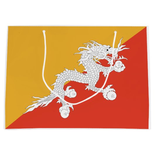 Patriotic Bhutan Flag Groot Cadeauzakje (Voorkant)