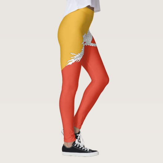 Patriotic Bhutan Flag Leggings (Rechts)