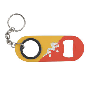 Patriotic Bhutan Flag Mini Flessenopener