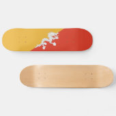 Patriotic Bhutan Flag Persoonlijk Skateboard (Horizontaal)