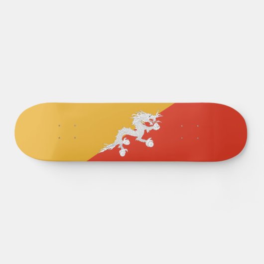 Patriotic Bhutan Flag Persoonlijk Skateboard (Horizontaal)