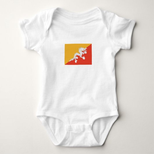 Patriotic Bhutan Flag Romper (Voorkant)