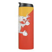 Patriotic Bhutan Flag Thermosbeker (Geroteerd rechts)