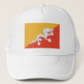 Patriotic Bhutan Flag Trucker Pet (Voorkant)