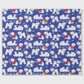 Patriotic Bichon Frise Cadeaupapier (Vlak)