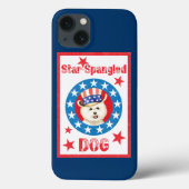 Patriotic Bichon Frise Case-Mate iPhone Case (Achterkant)