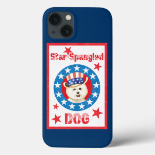 Patriotic Bichon Frise Case-Mate iPhone Case