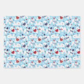 Patriotic Bichon Frise Inpakpapier Vel (Voorkant)