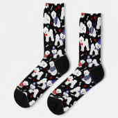Patriotic Bichon Frise Socks Sokken (Links)