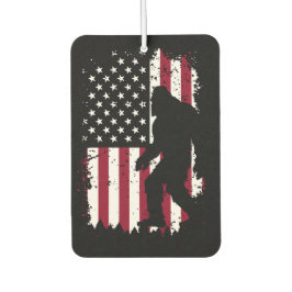 Patriotic Bigfoot – American Flag Sasquatch Luchtverfrisser