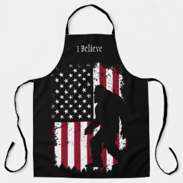 Patriotic Bigfoot – American Flag Sasquatch Schort