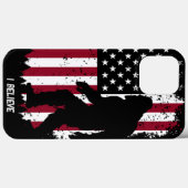 Patriotic Bigfoot Case-Mate iPhone Case (Achterkant (horizontaal))