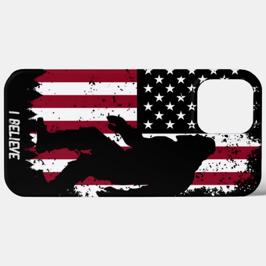Patriotic Bigfoot Case-Mate iPhone Case (Achterkant (horizontaal))