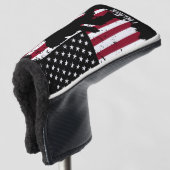 Patriotic Bigfoot Golfheadcover (3/4 voorkant)