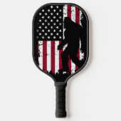 Patriotic Bigfoot Pickleball Paddle (Voorkant)