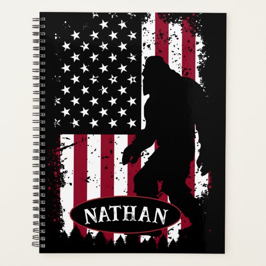 Patriotic Bigfoot Planner (Voorkant)