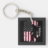 Patriotic Bigfoot Sleutelhanger (voorkant)