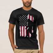 Patriotic Bigfoot T-shirt (Voorkant)