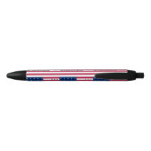 Patriotic Bikini Atoll Flag Blauwe Inkt Pen (Achterkant)