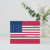 Patriotic Bikini Atoll Flag Briefkaart (Staand voorkant)